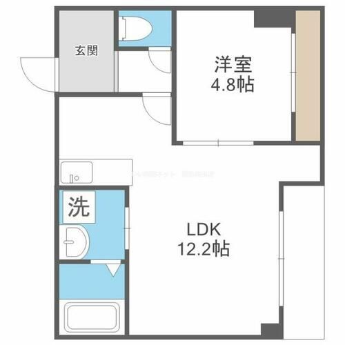 Halu吹田の間取り