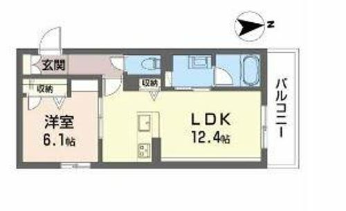 グランはい21の間取り