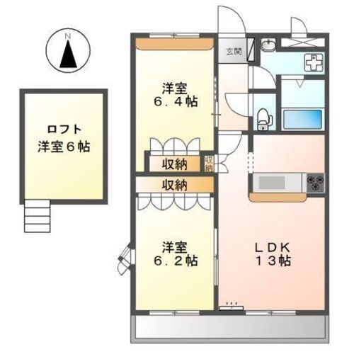マウントック・レオの間取り