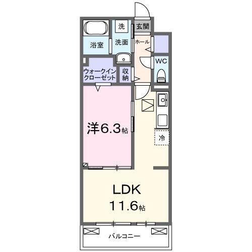 アルファポレールⅡの間取り