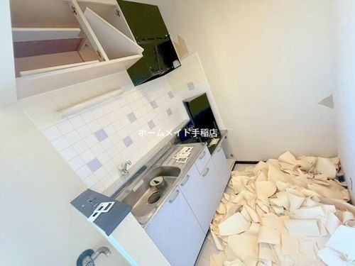 北海道札幌市手稲区明日風5丁目(アパート)の賃貸物件のキッチン