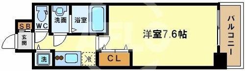 スワンズシティ堂島川の間取り