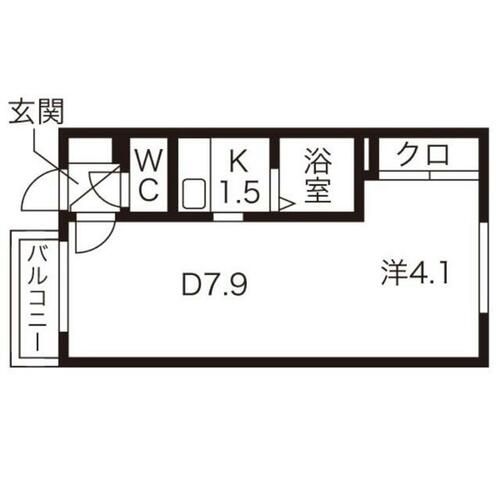 カサデューク澄川82の間取り