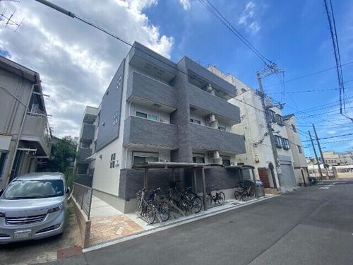 大阪府大阪市東住吉区湯里2丁目(アパート)の賃貸物件の外観