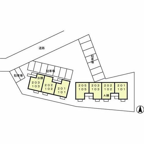 ファミールユタカ Bの地図