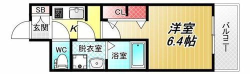 S-RESIDENCE小阪azureの間取り