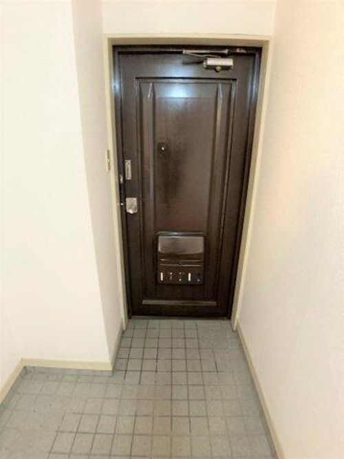 ハイツ瑠紫庵202の玄関