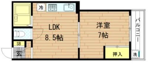 リードⅡオカダマンションの間取り