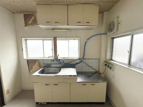 大阪府東大阪市高井田西1丁目(マンション)の賃貸物件のキッチン