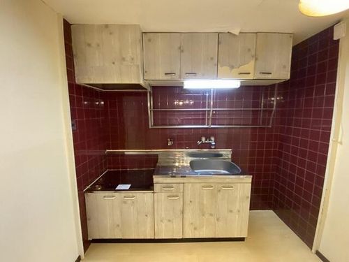 大阪府大阪市城東区成育4丁目(マンション)の賃貸物件のキッチン