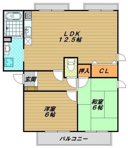 フレグランス南落合Ⅲの間取り
