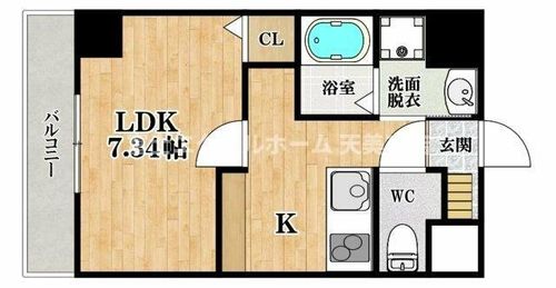 エヌエムキャトフヴァンヌフの間取り
