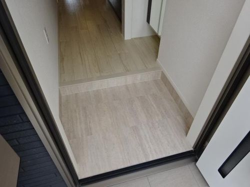 ハイム ルーエの玄関