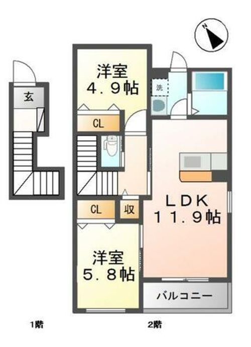 Chanty(シャンティ)の間取り