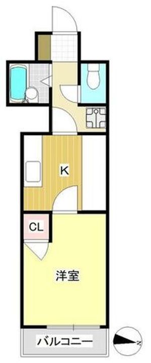 北原ビル203の間取り