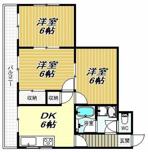 第2岡本ハイツの間取り