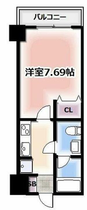 ライブコート北梅田の間取り