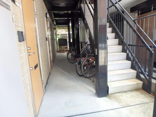 大阪府豊中市螢池中町2丁目(アパート)の賃貸物件の玄関