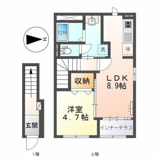 ケイ・ブラン203の間取り