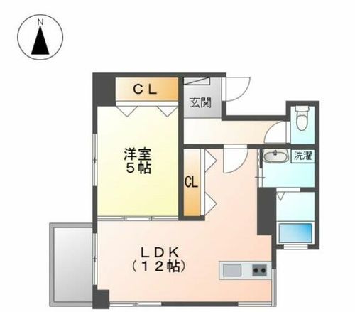 シティハイツ石原601の間取り
