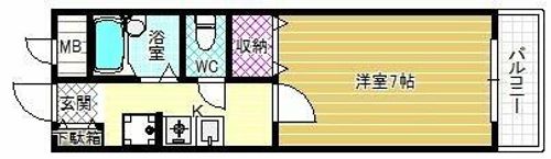 プランドール春日丘の間取り