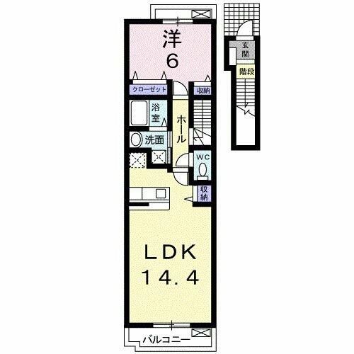 ベル デーアBの間取り
