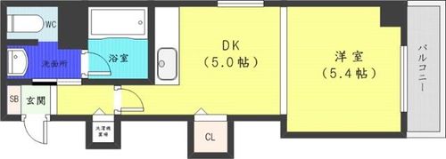 北海道札幌市中央区北七条西24丁目(マンション)の賃貸物件の間取り