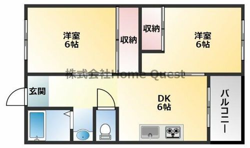 エトワールヴィル R山本南の間取り