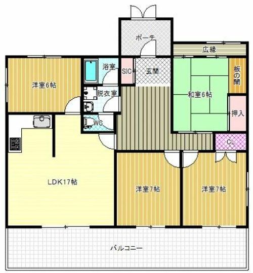 丸正ハイツの間取り