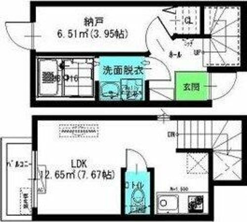 グランレーヴ呼続の間取り
