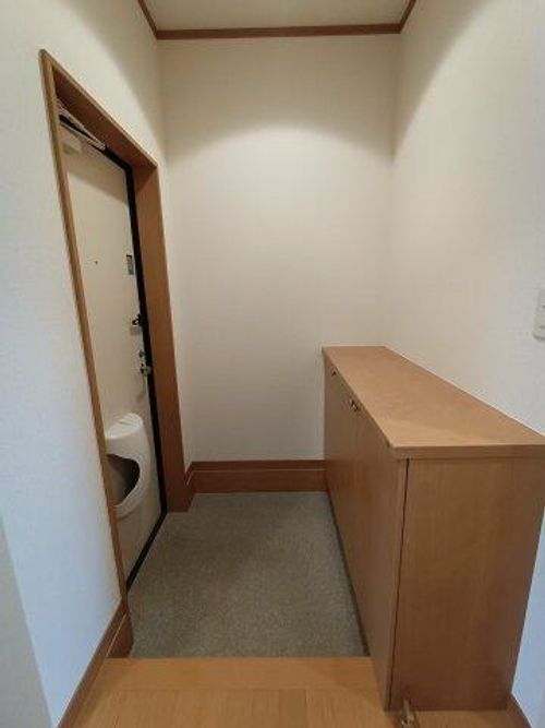 日之出丸太コーポⅡ101の玄関