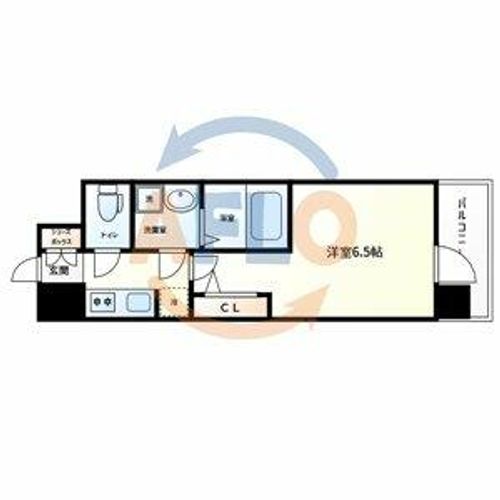 S-RESIDENCE城東SEVERの間取り