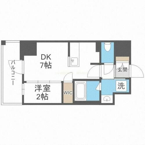 バウスフラッツ新大阪の間取り