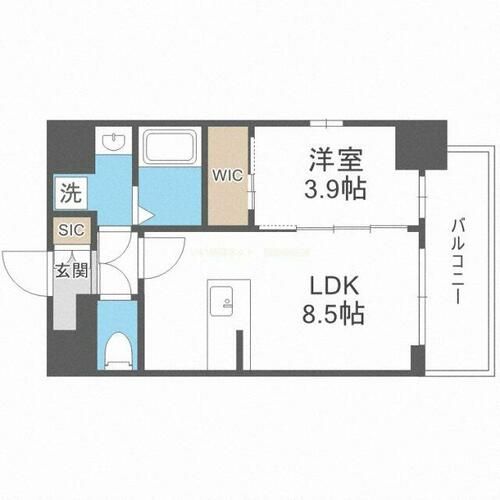 エスリードレジデンス梅田マークスの間取り