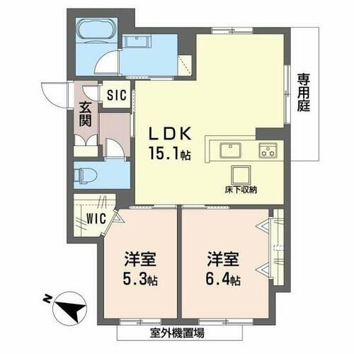 フクジュエールの間取り