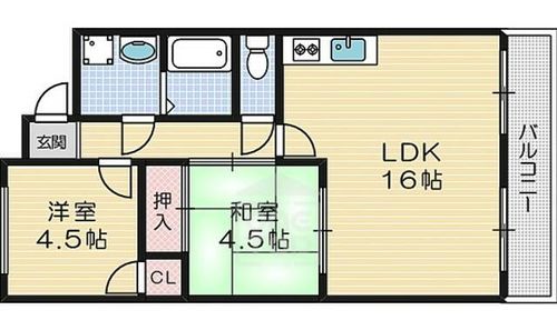 ニュー星見ハイツの間取り