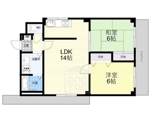 レジデンス南茨木2号館の間取り