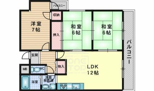 メゾンみやびの間取り