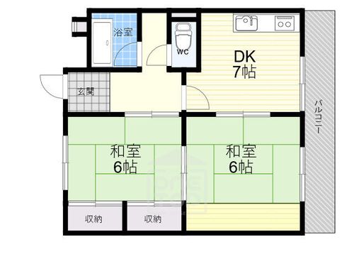 富士マンションの間取り