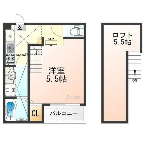 ハーモニーテラス桂川の間取り