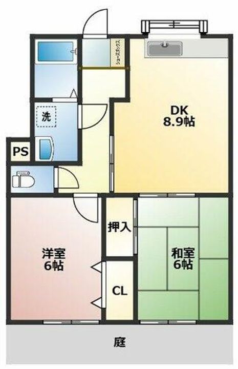 ファミリー秋105の間取り