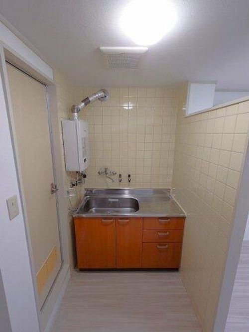 大阪府大阪市東淀川区淡路4丁目(マンション)の賃貸物件のキッチン