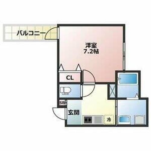 ALEGRIA津久野Northの間取り