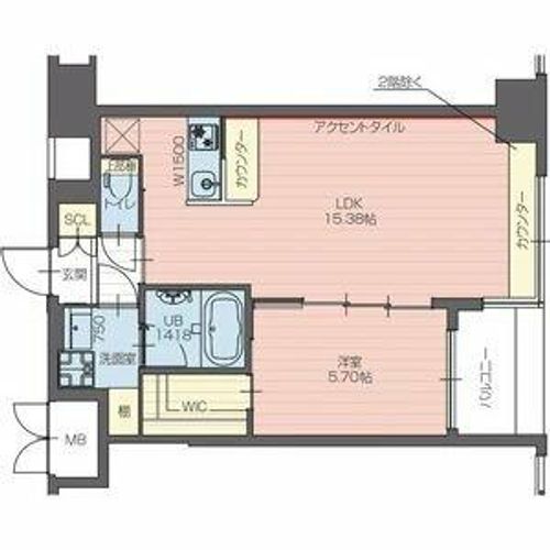 プレジオ長田の間取り