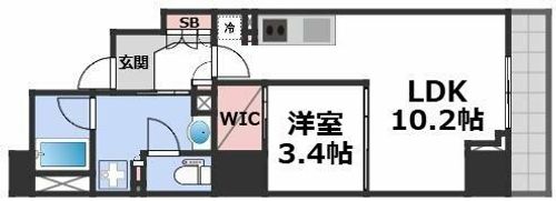 アーバネックス天満橋Frontの間取り