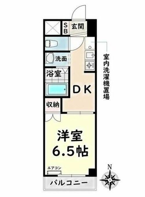 愛知県名古屋市瑞穂区瑞穂通5丁目(マンション)の賃貸物件103の間取り