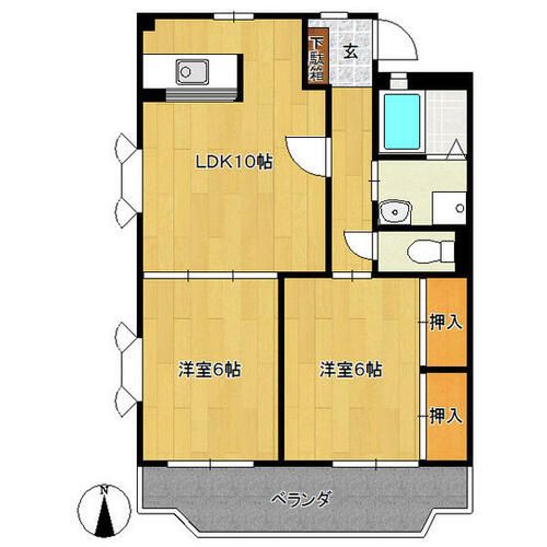 プラザ シラサギの間取り