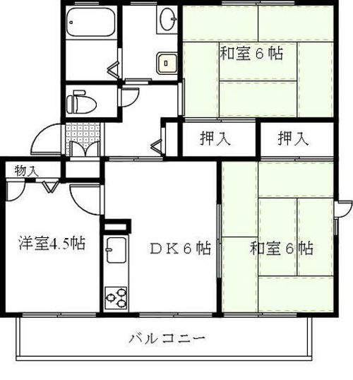 兵庫県赤穂市元禄橋町(アパート)の賃貸物件の間取り