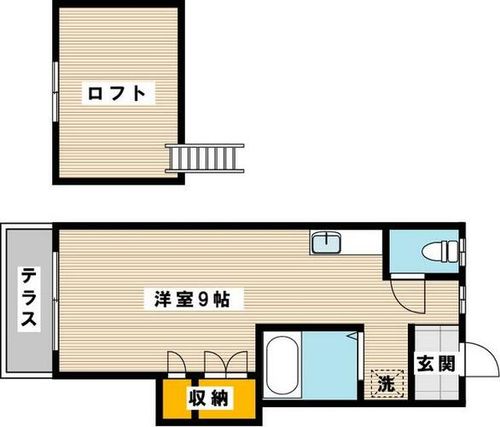 シティベール八王寺203の間取り