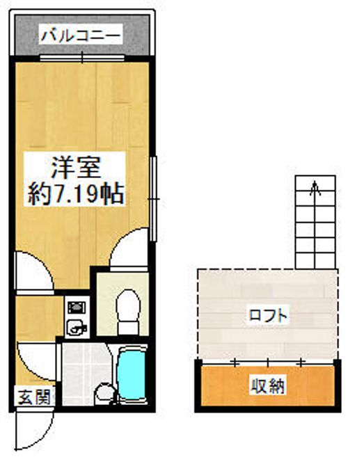 ヨーロピアン15番館201の間取り